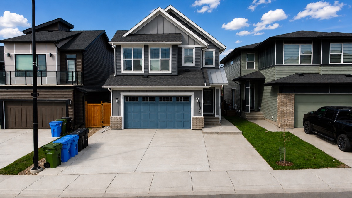 Aerial neighbourhood view, Calgary